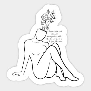 Just Bloom Sticker